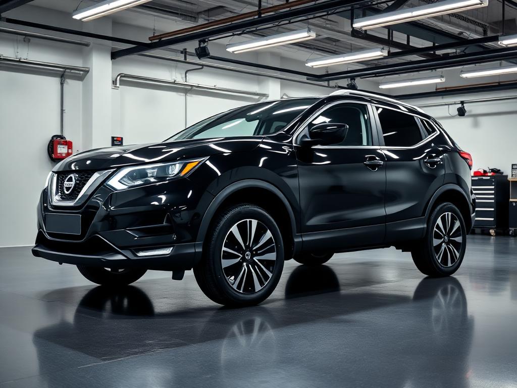 Nissan Qashqai in workshop for remap