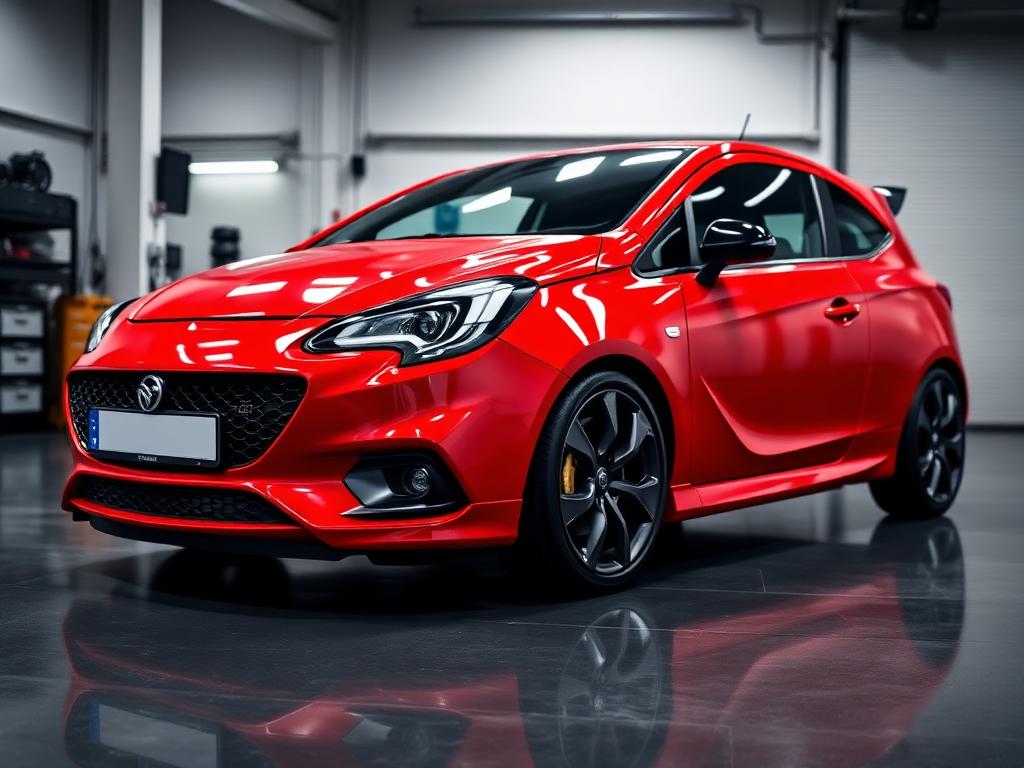 Vauxhall Corsa VXR in workshop for Stage 1 remap