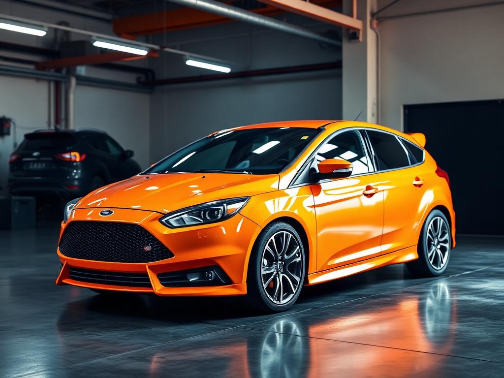 Ford Focus ST in workshop for Stage 1 remap